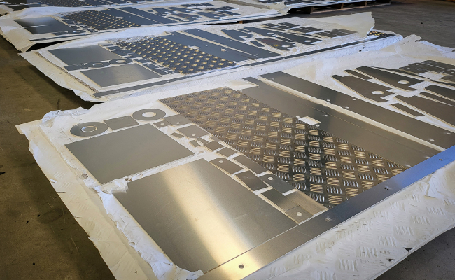 Parts sample from Fiber Laser Cutter Services