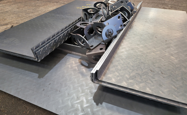 Parts sample from CO2 Laser Cutter Services